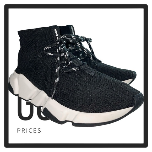 Balenciaga‎ ""Speed"" lace-up sock sneakers - Picture 1 of 9